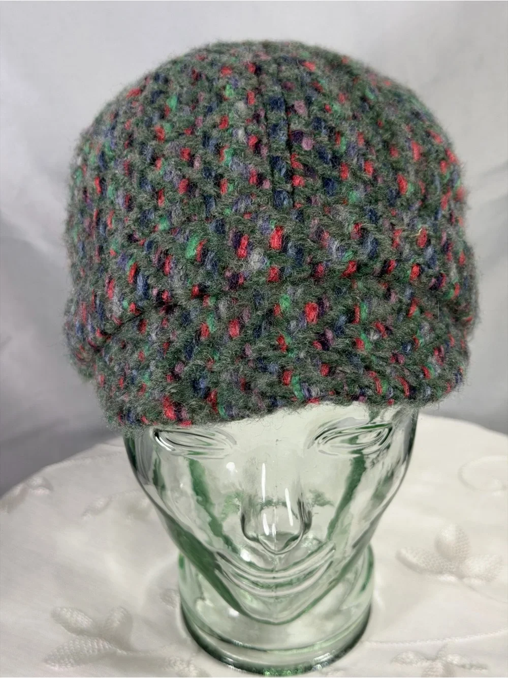 Vintage Blarney Woollen Mills Women's Alpaca Wool Blend Newsboy Women’s Hat Gray